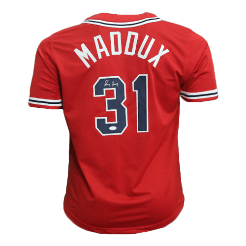 Greg Maddux Autographed Atlanta Limited Edition Pro Style Baseball Jersey  Grey (JSA)