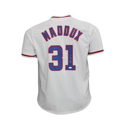 Greg Maddux Chicago Cubs Signed Autograph MLB Custom White Jersey LoJo  Sports Certified at 's Sports Collectibles Store
