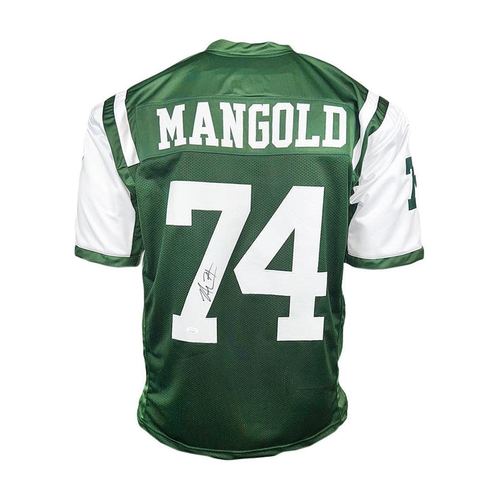 Nick Mangold Signed New York Green Football Jersey (JSA) - RSA