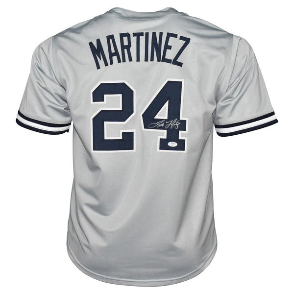 Tino Martinez Signed New York Pinstripe Baseball Jersey (JSA) — RSA