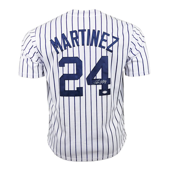 Tino Martinez Signed New York Pinstripe Baseball Jersey (JSA)