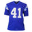 Tom Matte Signed SB V Champs Inscription Indianapolis Blue Football Jersey (JSA) - RSA