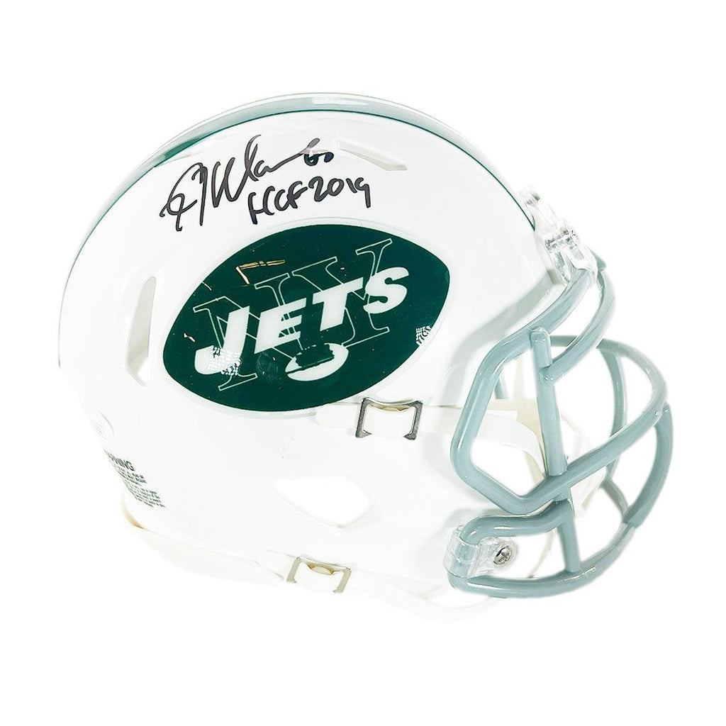 Kevin Mawae Signed HOF 2019 Inscription New York Jets Throwback 1965-7 — RSA