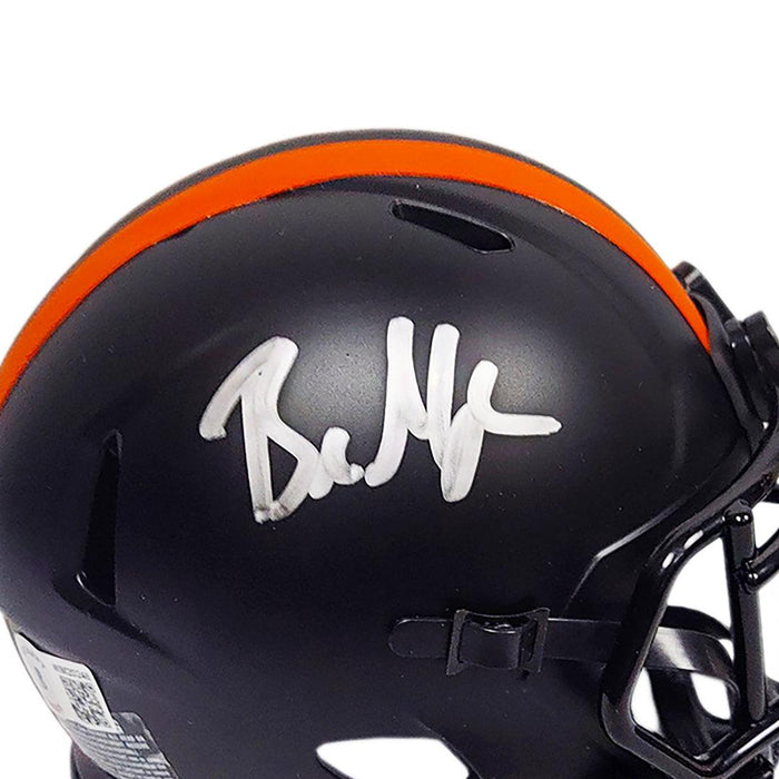 Baker Mayfield Signed Cleveland Browns Eclipse Speed Mini Football Helmet  (Beckett)