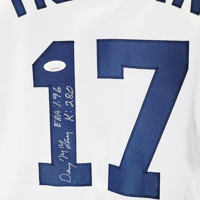 Denny Mclain Autographed Signed Multiple Inscription Detroit White Baseball  Jersey (JSA)