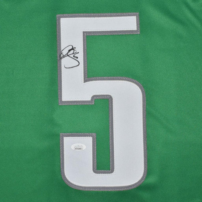 Donovan McNabb Signed Framed Philadelphia Eagles Green Custom Jersey