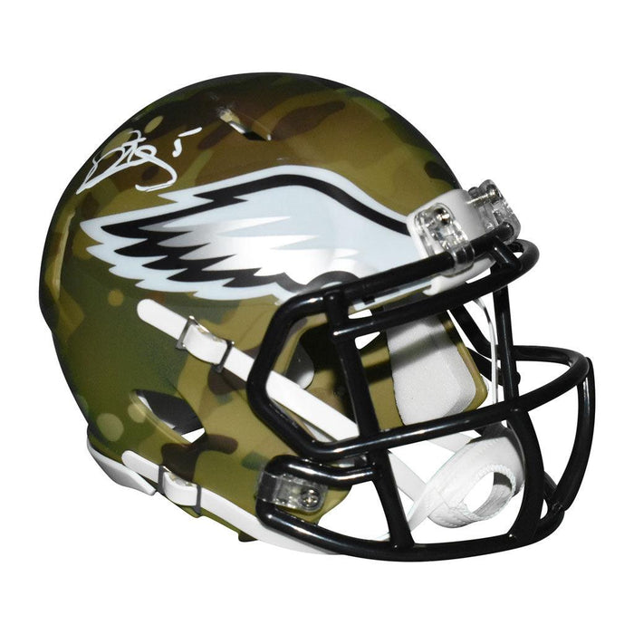 DONOVAN McNABB AUTOGRAPHED PHILADELPHIA EAGLES SPEED MINI HELMET JSA