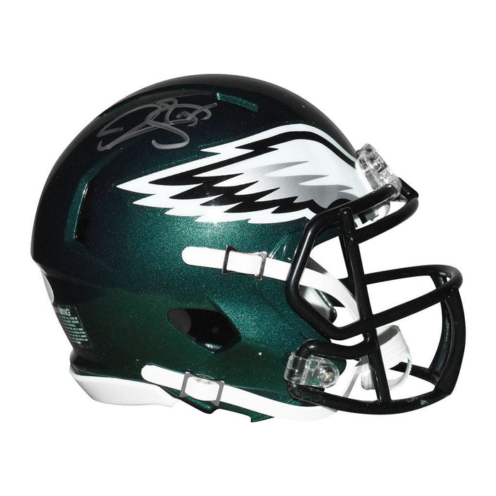 DONOVAN McNABB AUTOGRAPHED PHILADELPHIA EAGLES SPEED MINI HELMET JSA