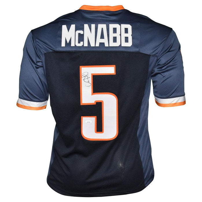 Donovan McNabb Signed Syracuse College Blue Football Jersey (JSA) - RSA