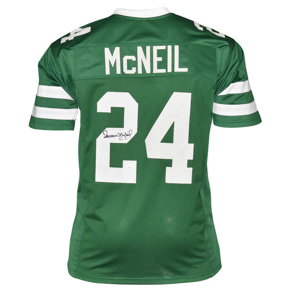 RSA Freeman McNeil Signed New York Green Football Jersey (JSA)