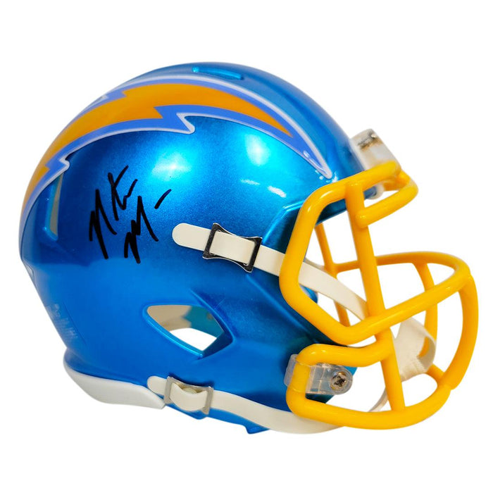 Natrone Means Signed San Diego Chargers Flash Speed Mini Replica Footb — RSA