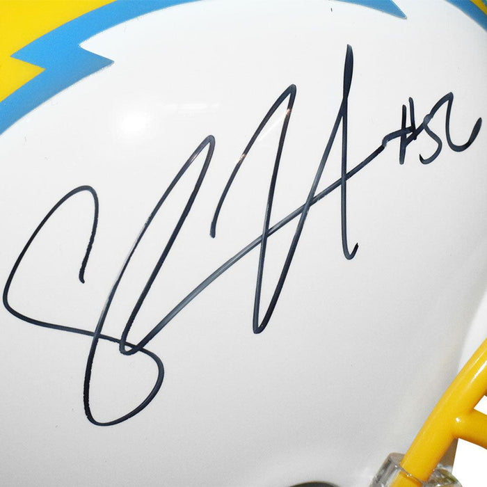 Shawne Merriman Los Angeles Chargers Signed Mini Helmet newest