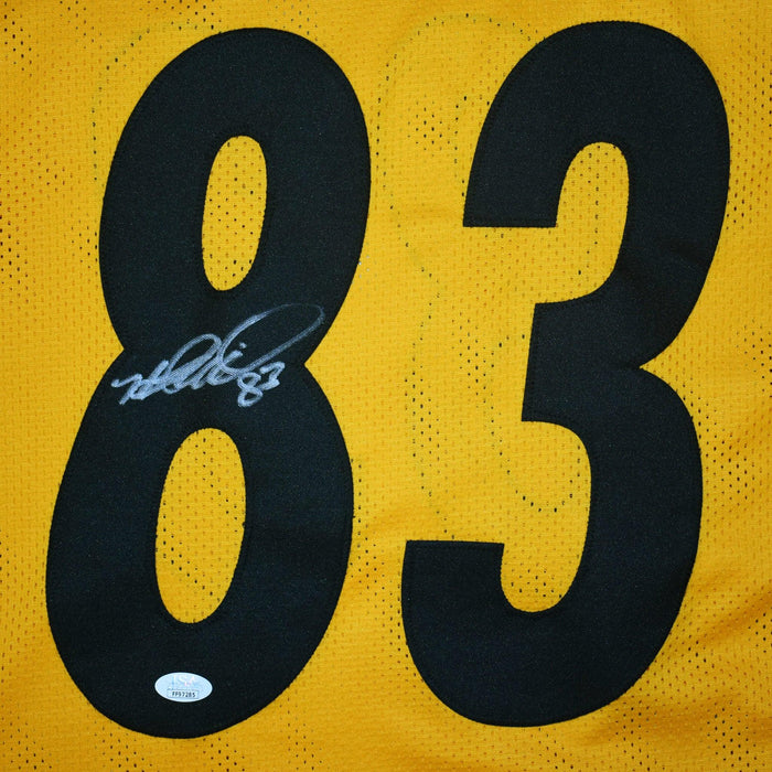 Framed Heath Miller Autographed Signed Pittsburgh Steelers Jersey Jsa