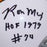 Ron Mix Signed HOF 79 San Diego Chargers White Mini Football Helmet (SGC) - RSA