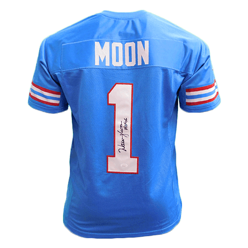 Warren Moon HOF 06 Authentic Signed White Pro Style Jersey