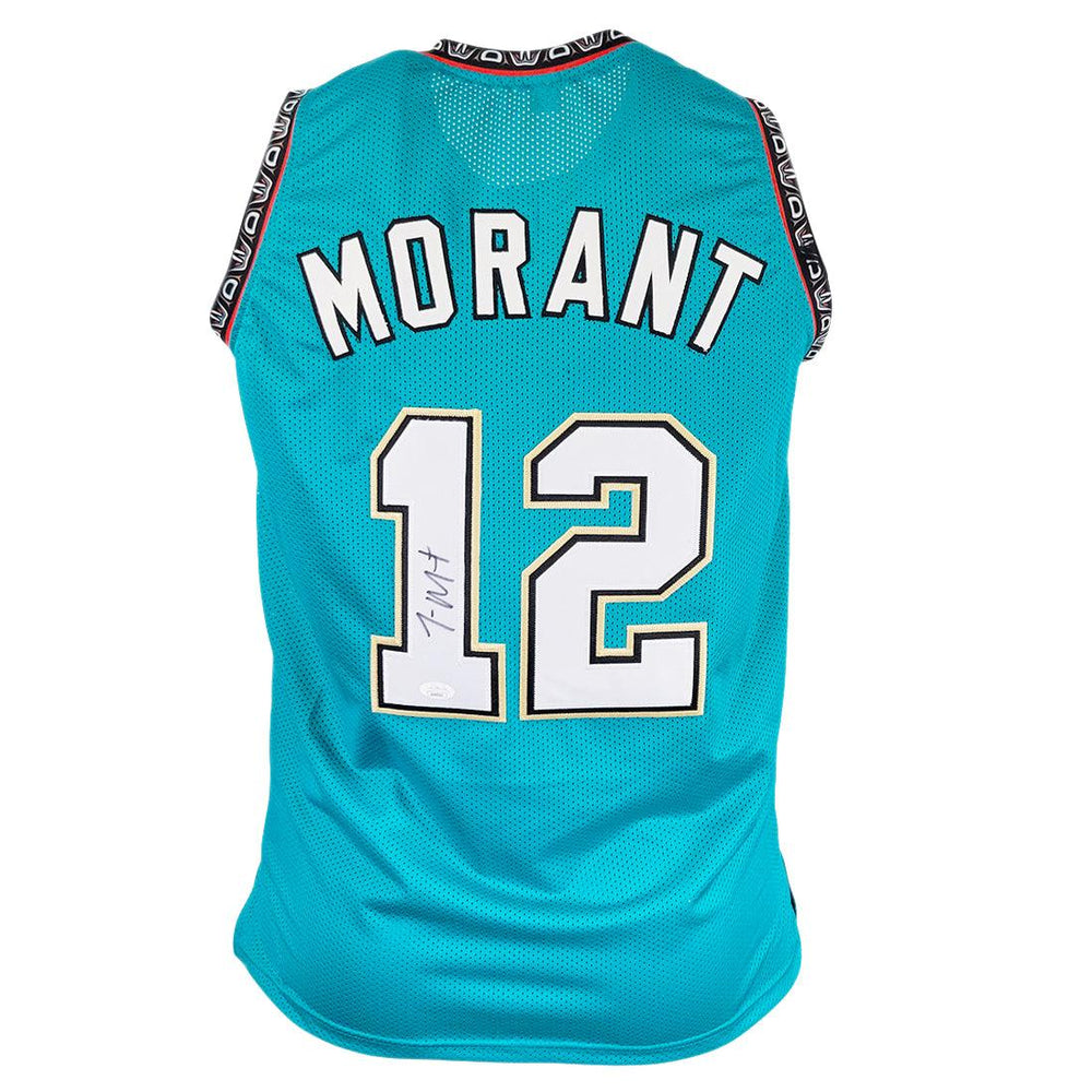 Ja Morant Signed Framed Matted Memphis Grizzlies Jersey FSG COA