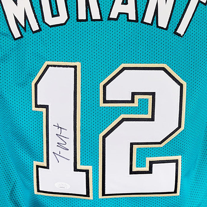 Ja Morant Signed Framed Custom Navy Blue Pro-Style Basketball Jersey B –  Sports Integrity