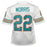 Mercury Morris Signed Miami White Football Jersey (Beckett) - RSA