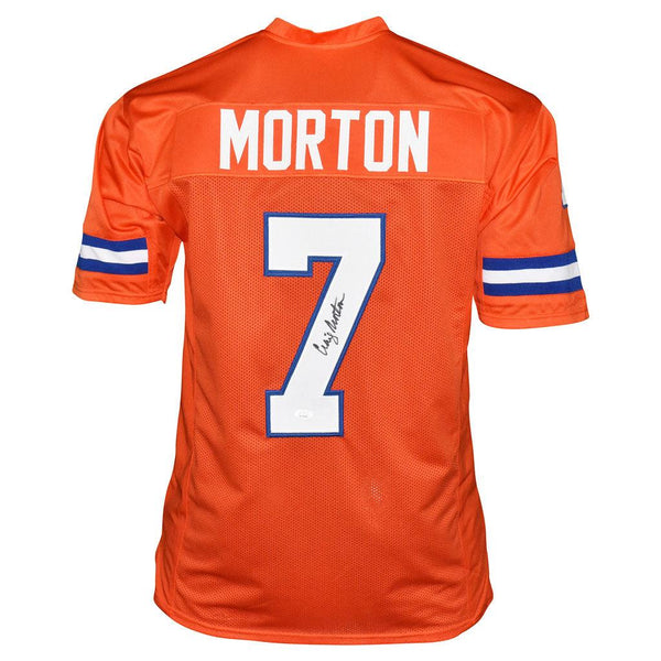 CRAIG MORTON AUTOGRAPHED DENVER BRONCOS JERSEY JSA