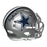 Craig Morton Signed Dallas Cowboys Speed Mini Replica Silver Football Helmet (JSA) - RSA