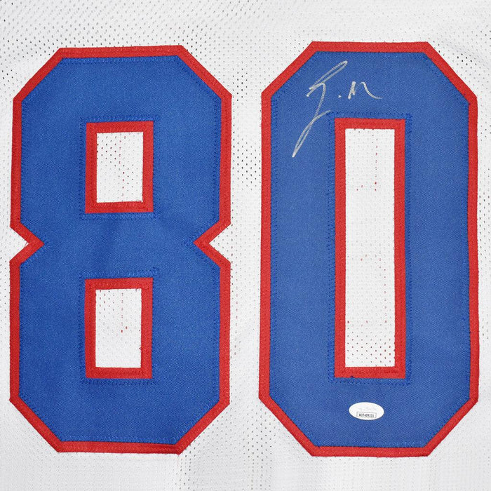 Eric Moulds Signed Buffalo White Football Jersey cheapest (JSA)