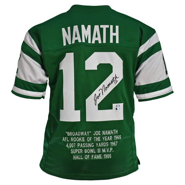 Men's Nike Joe Namath Green New York Jets Color Rush Vapor Untouchable  Retired Player Limited Jersey