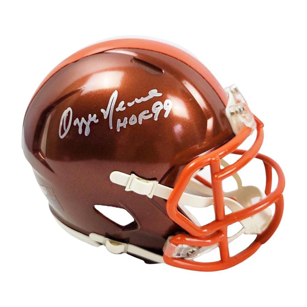 Ozzie Newsome Signed HOF 99 Cleveland Browns Flash Speed Mini Replica — RSA