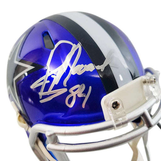 Jay Novacek Signed Dallas Cowboys Flash Speed Mini Replica Football Helmet (JSA) - RSA