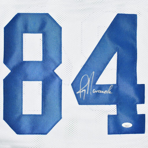 Jay Novacek Signed Dallas Pro White Football Jersey (JSA) - RSA