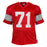 Shane Olivea Signed Ohio State Red Football Jersey (JSA) - RSA