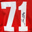 Shane Olivea Signed Ohio State Red Football Jersey (JSA) - RSA