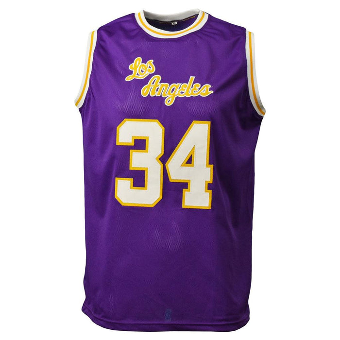 Shaquille O'Neal Autographed Purple Los Angeles Lakers Jersey