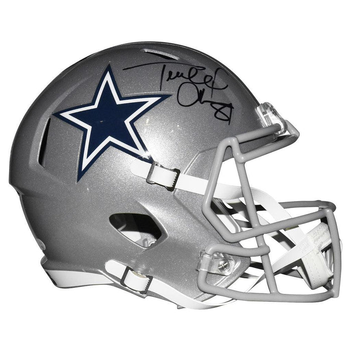 Terrell Owens Signed Dallas Cowboys Speed Full-Size Replica Football Helmet (JSA) - RSA