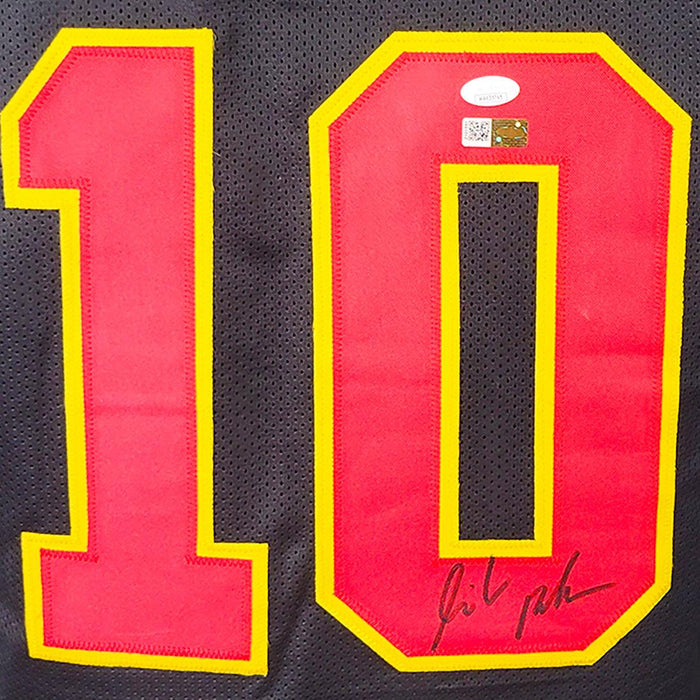 Isiah Pacheco Signed Kansas City Black Football Jersey (JSA) — RSA