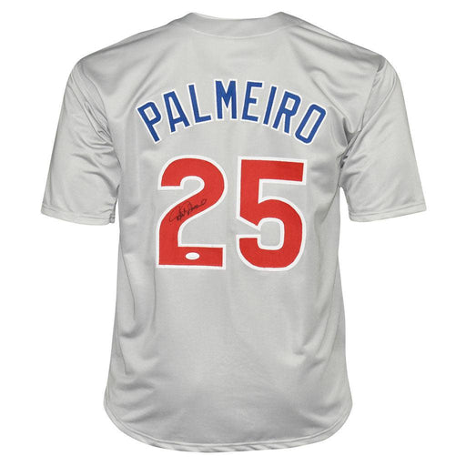 Rafael Palmeiro Signed Chicago Grey Baseball Jersey (JSA) - RSA