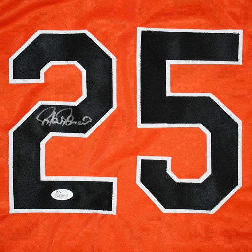 Rafael Palmeiro Signed Baltimore Orange Baseball Jersey (JSA) - RSA