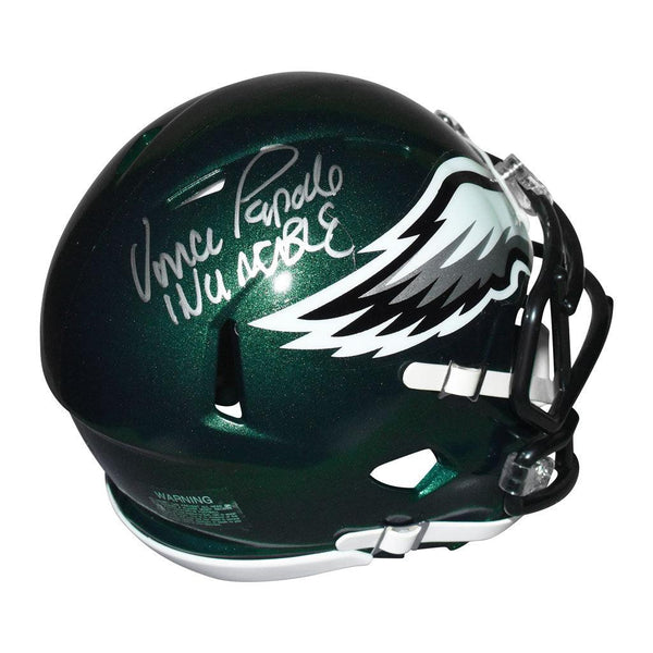 Vince Papale Signed Philadelphia Eagles Jersey Inscribed Invincible (JSA)