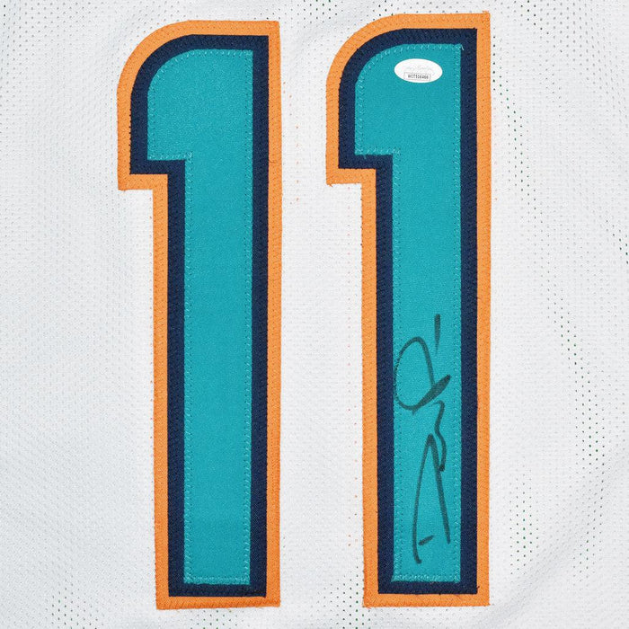 DeVante Parker Signed Miami Pro Alternate Orange Football Jersey (JSA) — RSA