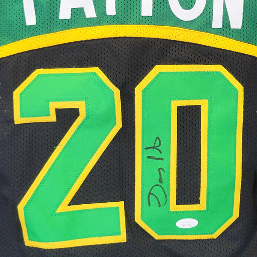Gary Payton Signed Seattle Black Basketball Jersey (JSA) - RSA