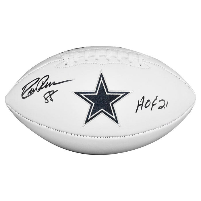 Drew Pearson Signed HOF 21 Inscription Dallas Cowboys Throwback 1964-6 — RSA