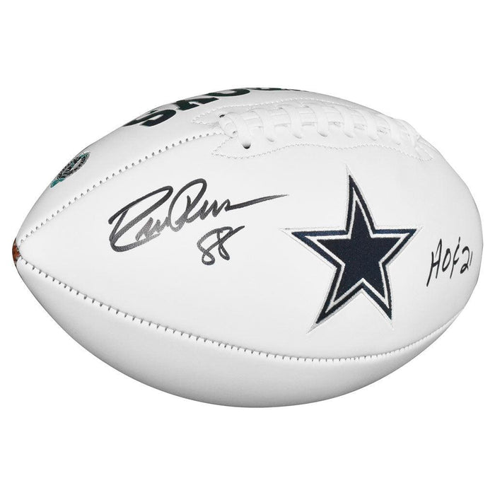 Drew Pearson Signed Cowboys Logo Football (JSA)