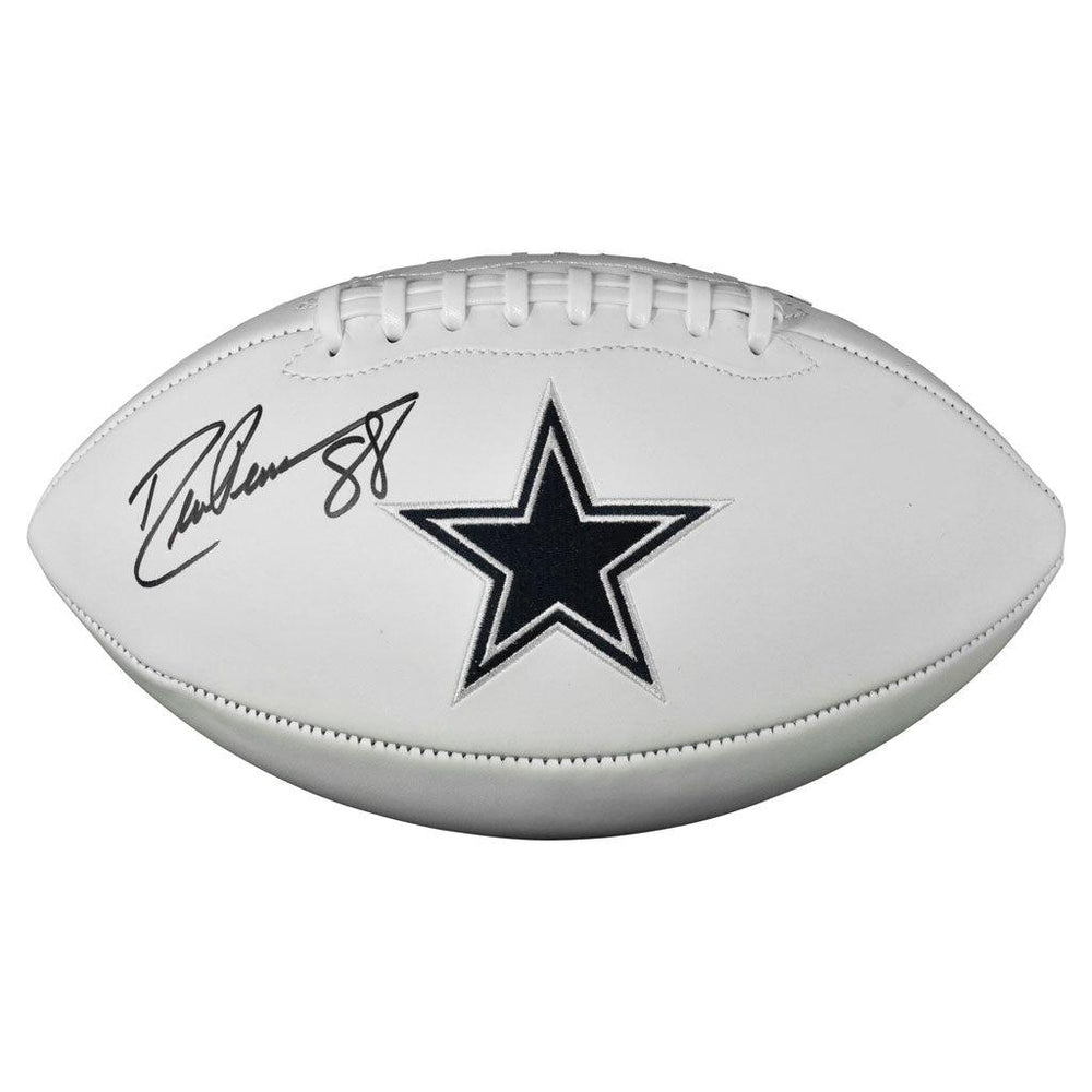 Drew Pearson Signed Dallas Cowboys Official NFL Team Logo Football