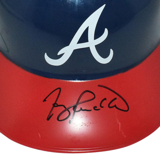 Terry Pendleton Signed Atlanta Braves Souvenir MLB Baseball Batting Helmet (JSA) - RSA