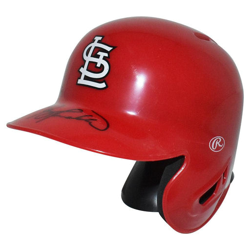 Terry Pendleton Signed St Louis Cardinals Mini MLB Baseball Batting Helmet (JSA) - RSA