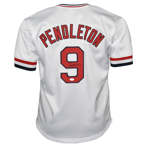 Terry Pendleton Signed St Louis White Baseball Jersey (JSA) - RSA