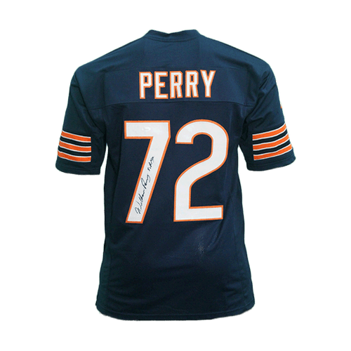 William The Fridge Perry Chicago Bears Signed Pro Style Jersey JSA  Authenticated