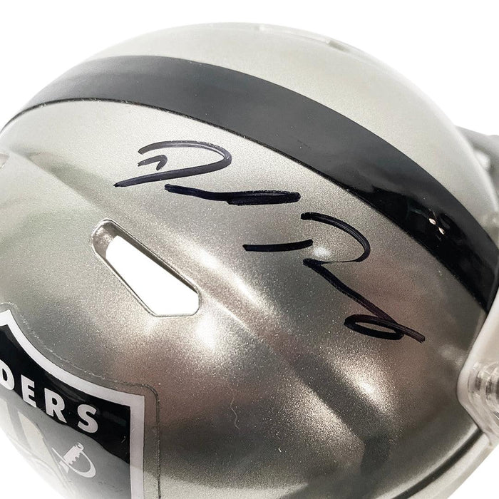 Denzel Perryman Signed Las Vegas Raiders Flash Speed Mini Replica Football Helmet (JSA) - RSA