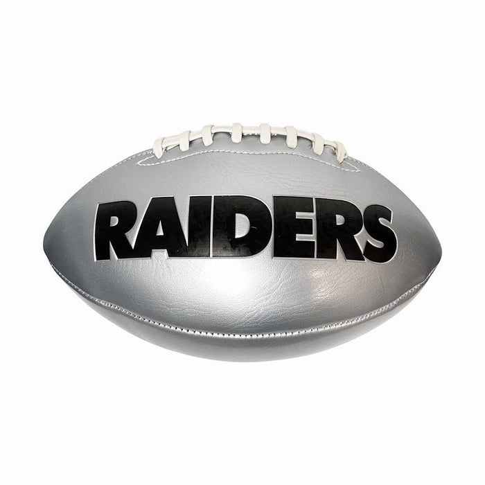 Denzel Perryman Signed Las Vegas Raiders Official NFL Team Logo Silver Football (JSA) - RSA