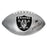 Denzel Perryman Signed Las Vegas Raiders Official NFL Team Logo Silver Football (JSA) - RSA