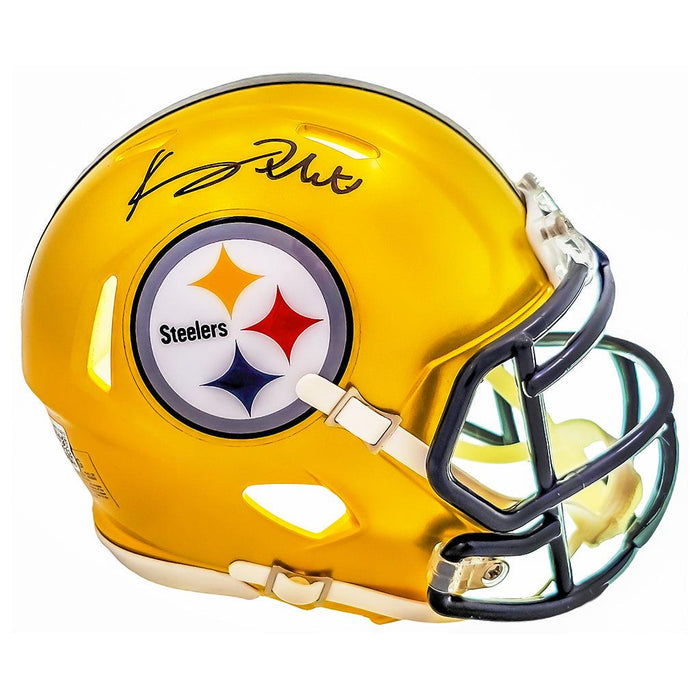 Kenny Pickett Signed Pittsburgh Steelers Flash Speed Mini Football Helmet (Beckett) - RSA